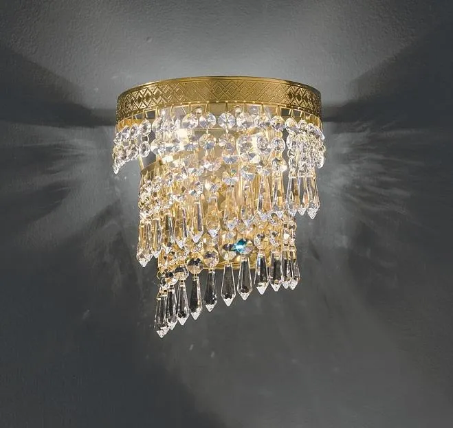 Потолочная люстра Reccagni Angelo Twister 2L WL Gold Settat