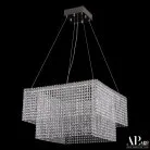 Люстра светодиодная хрустальная APL LED SH04.52.C.Ni.4000 Sicilia