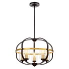 Подвесной светильник Lumina Deco LDP 1141-5 BK+MD Monterey