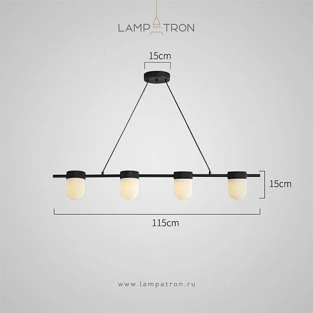 Реечный, рядный светильник TORVILL LONG 4 плафона. Цвет черный Lampatron f-torvill-long-4-black 8860-25016 Реечный, рядный светильник TORVILL LONG 4 плафона. Цвет черный Lampatron f-torvill-long-4-black 8860-25016