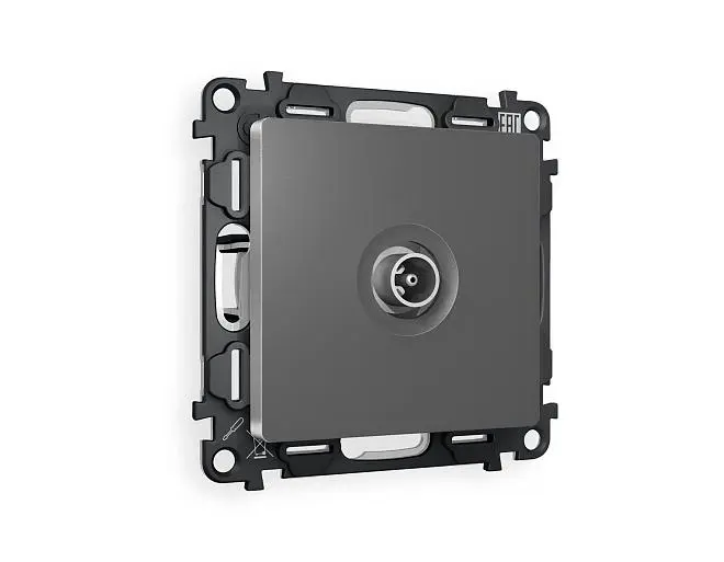 Комплект механизма TV розетки оконечной Ambrella Volt MA663010 QUANT Комплект механизма TV розетки оконечной Ambrella Volt MA663010 QUANT