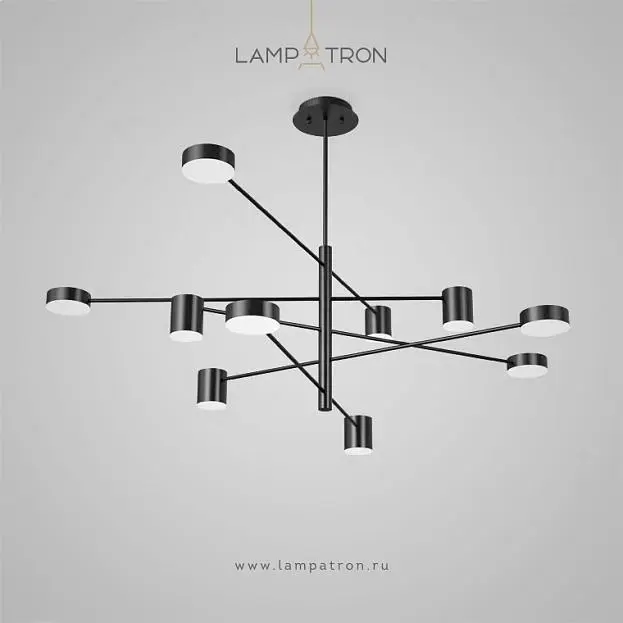 Люстра MOTVIKT 10 плафонов. Размер L. Трехцветный свет Lampatron 1239-22333 Люстра MOTVIKT 10 плафонов. Размер L. Трехцветный свет Lampatron 1239-22333