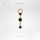 Бра ZINGY Размер B. Цвет Черный Lampatron 4242-10619