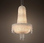 Подвесная люстра RH 1930S FRENCH CRYSTAL BEADED Chandelier ImperiumLoft 84811-22 40.2055