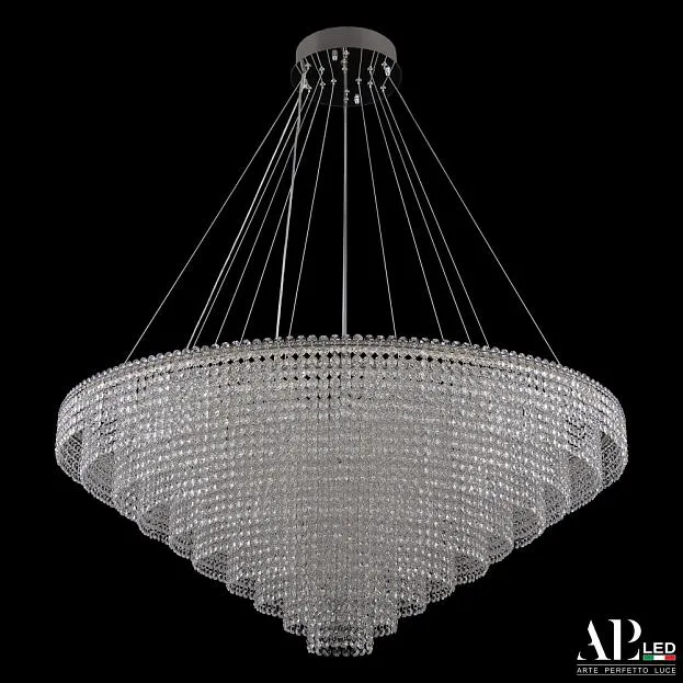 Подвесная люстра APL LED SH13.100.C.Ni.4000 Sicilia Подвесная люстра APL LED SH13.100.C.Ni.4000 Sicilia