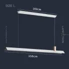 Реечный, рядный светильник HARMONY Размер L. Цвет белый Lampatron 6439-17371