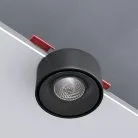 Светильник встраиваемый светодиодный Glam черный Elektrostandard 25095/LED a065710