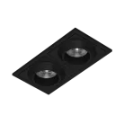 Встраиваемый светодиодный светильник LeDron GIZA SQ2 Black 4000K