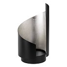 Подсвечник d220, H400, металл, серебряный, черный Eglo 422655 AMBONDRONA