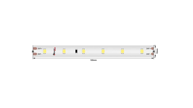 Светодиодная LED лента LUX нейтральное свечение IP67 SWG DSG260S-24-NW-67-20M 