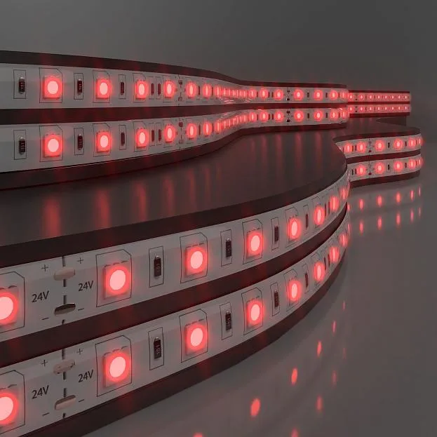 Светодиодная лента Elektrostandard 5050 24V 60Led 14,4W IP65 красный a052974
