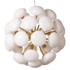 Подвесная Люстра Mid-Century Sputnik Milk Glass Chandelier By Imperiumloft 344002-22