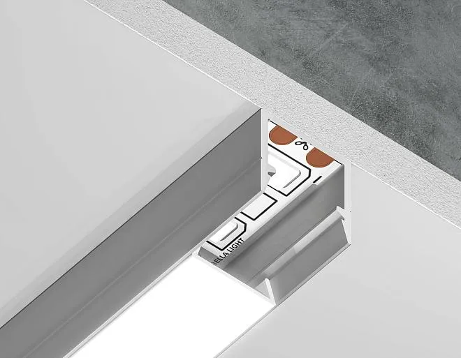 Профиль Ambrella light GP1650AL серебро 2000*10*10