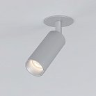 Встраиваемый светильник Elektrostandard 25039/LED серебряный Diffe a058219