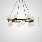 Кольцевые люстры и светильники SANNE BLACK Lampatron 8960