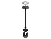 Крепеж накладной Ambrella light A9227 BK черный D20*200mm Techno Ring