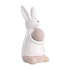 Фигурка Заяц L87, B70, H170 фарфор, белый, бежевый Eglo 427891 MADIORANO