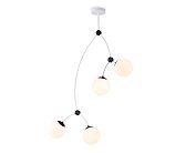 Подвесной светильник WH/BK белый/черный E27/4 max 60W D790*1120 Ambrella light TR2572/4