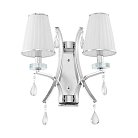 Бра Lumina Deco LDW 66247-2 WT+CHR Glamour