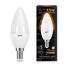 Лампа Gauss 103101110 E14 9.5W 3000K свеча матовая LED Candle