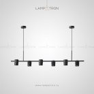 Реечный, рядный светильник EVENT LONG 6 плафонов Lampatron 3810-9519