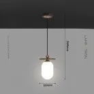 Подвесной светильник STRIK 1 подвес. Трехцветный свет Lampatron 8932-25290