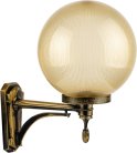 Настенный фонарь уличный Oasis Light 88201PG 09 Gb Globo Prism gold