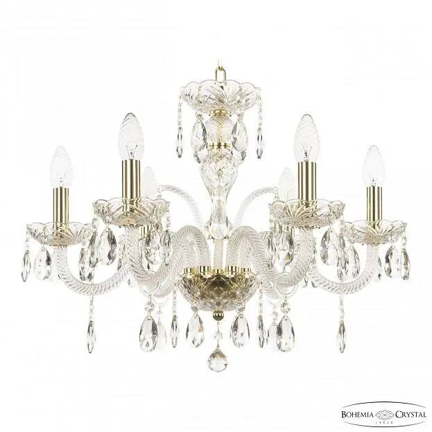 Люстра хрустальная Bohemia Ivele Crystal  118/6/195 G