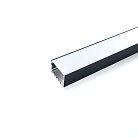 Профиль алюминиевый накладной Feron 10370 CAB257 "Линии света", черный