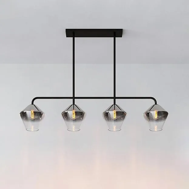 Реечный, рядный светильник CLOVE B Black Grey ImperiumLoft 240001-23 clove-b01