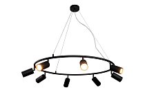 Светильник подвесной Crystal Lux RIVO SP8 BL