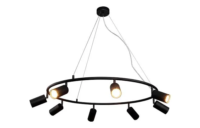 Светильник подвесной Crystal Lux RIVO SP8 BL