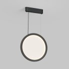 Подвесной светильник вертикальный 25 Вт, LED 2700-6000K, IP20, пульт Д/У (в комплекте), черный, алюминий, акрил Denkirs DK6605-BK VEIL