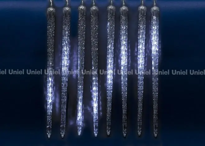 Гирлянда Uniel ULD-E3005-300/DTK WHITE IP44 ICICLE Гирлянда Uniel ULD-E3005-300/DTK WHITE IP44 ICICLE