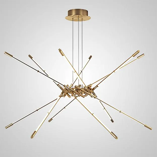 Подвесная люстра VALA L12 Brass ImperiumLoft 192797-23 vala01