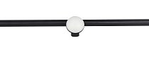 Светодиодный трековый светильник для Flexy, DC48В, 8Вт, D68xH62,5мм, 288Лм, CRI>90, 180°, 3000К, недиммируемый, IP20, черный Donolux dl20614ww8b Bubble