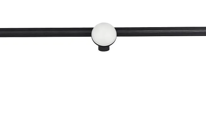 Светодиодный трековый светильник для Flexy, DC48В, 8Вт, D68xH62,5мм, 288Лм, CRI>90, 180°, 3000К, недиммируемый, IP20, черный Donolux dl20614ww8b Bubble