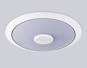 Потолочный светильник светодиодный Ambrella light FZ710 WH белый IP20 40W 3000-6500K+RGB Music 370*56 (ПДУ ИК) ORBITAL