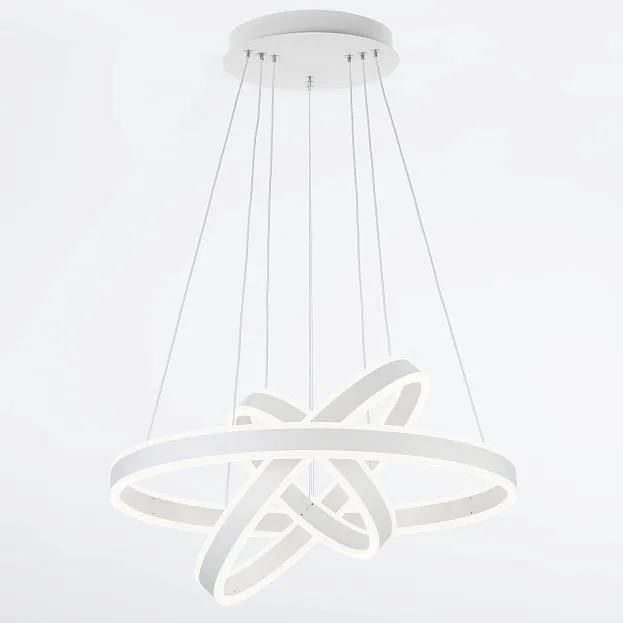 LED Люстра подвесная с пультом Белая Citilux CL719650 Дуэт LED Люстра подвесная с пультом Белая Citilux CL719650 Дуэт