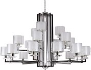 Люстра NEWPORT 4412+6+3/C black glossy
