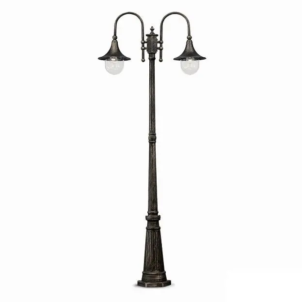 Садово-парковый светильник Ideal Lux CIMA PT2 NERO ANTICO (CIMA PT2) 024097 Садово-парковый светильник Ideal Lux CIMA PT2 NERO ANTICO (CIMA PT2) 024097