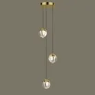 Подвесной светильник Delight Collection MD24001033-3A gold/clear