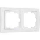 Рамка на 2 поста Werkel W0022001 (белый, basic) a051305 Snabb