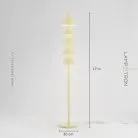 Торшер BAUM Цвет Кремовый. Трехцветный свет Lampatron 8325-22692