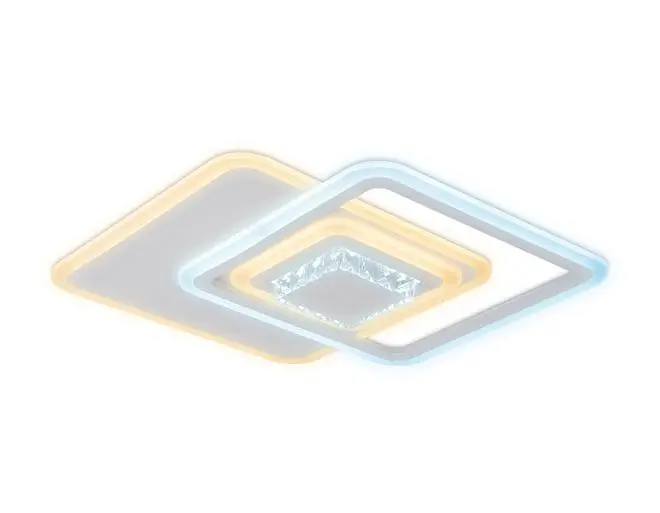 Потолочный светодиодный светильник с хрусталем Ambrella light FA261 Ice Потолочный светодиодный светильник с хрусталем Ambrella light FA261 Ice