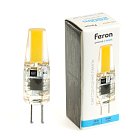 Лампа светодиодная G4 3W 230V 6400K Feron 51169 LB-423