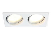Встраиваемый светильник Ambrella light TN6659/2 WH белый IP44 GX53/2 220*110*48