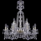 Люстра хрустальная Bohemia 1402/8+4/240/XL-77 G 1402 Gold