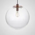 Подвесной светильник SOAP 1 плафон Ø 35 см. Цвет медь. Lampatron 1201-6393