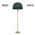 Торшер бронза с зелёным абажуром Citilux CL407932 Базель